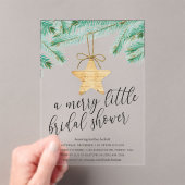 Invitations En Acrylique Une Jolie Petite Fête des mariées (In situ (ordinateur de poche))