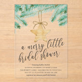 Invitations En Acrylique Une Jolie Petite Fête des mariées (Recto)