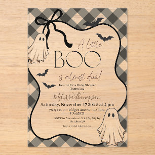 Invitations En Acrylique Une petite chouette est presque due pour une fête 