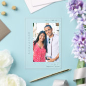 Invitations En Acrylique V MOD 2 Photo simple Enregistrer la date (Insitu (Mariage))