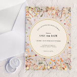 Invitations En Acrylique Vintage Rustic Fall Beige Enregistrer la date<br><div class="desc">Cette Vintage Rustique Automne Beige Enregistrer la Date Acrylique Invitations design dispose d'une palette de base neutre intemporelle de beige et d'or sur des arrière - plans acryliques clairs avec des ornements délicatement muets colorés de branches dorées et de jolies fleurs d'automne avec des feuilles en rouge, cuivre, rose poussiéreux,...</div>