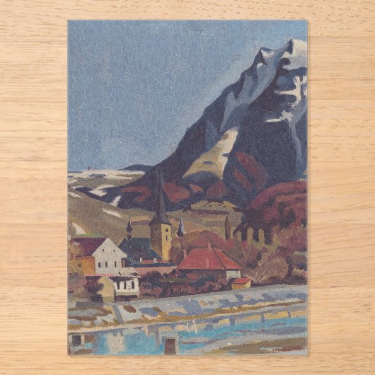 Invitations En Acrylique Vue de Dolný Kubín par Arnold Peter Weisz (Recto)