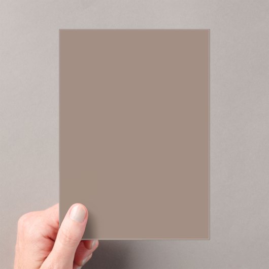 Invitations En Acrylique Warm Dusty Rose Background – Wedding Design (In situ (ordinateur de poche))