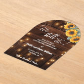 Invitations En Acrylique We Still Do 10th Wedding Anniversary String Lights (Poser)