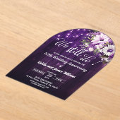 Invitations En Acrylique We Still Do 40th Wedding Anniversary String Lights (Poser)