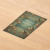 Invitations En Acrylique wedding birds (Poser)