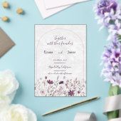 Invitations En Acrylique wedding card (Insitu (Mariage))