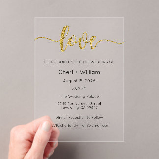 Invitations En Acrylique Wedding Invitation, Wedding Stationary, Love