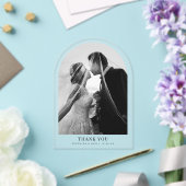 Invitations En Acrylique Wedding Photo Thank You Arch (Insitu (Mariage))