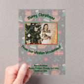 Invitations En Acrylique Whisker Wonderland Acrylic Photo (In situ (ordinateur de poche))