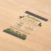 Invitations En Acrylique Wild One Boys Première fête d'anniversaire (Poser)