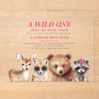 Wild One Woodland Animaux Festival Baby shower