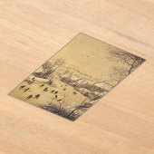 Invitations En Acrylique Winter landscape with bird trap by Pieter Brueghel (Poser)