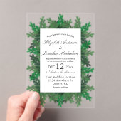 Invitations En Acrylique Winter Tree Branches Wedding (In situ (ordinateur de poche))