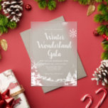 Invitations En Acrylique Winter Wonderland Christmas Party<br><div class="desc">Donnez le ton à votre événement de vacances élégant avec ces magnifiques Invitations Acryliques de fête de Noël Winter Wonderland. Conçues à partir d'acrylique durable et gelée, ces invitations exsument le raffinement et le charme, parfait pour votre gala, fête d'entreprise ou rassemblement festif. Doté d'un paysage hivernal gracieux orné de...</div>