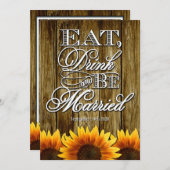 Invitations en bois occidentales de mariage de (Devant / Derrière)