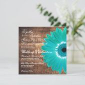 Invitations en bois rustiques de mariage de (Debout devant)