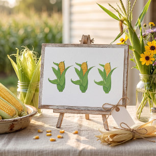 Invitations en épis de maïs