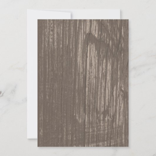 Invitations en fer à cheval occidentales de Fête (Dos)