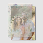 Invitations En Vélin 50e anniversaire (Décalage (Couple))