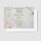 Invitations En Vélin 50e anniversaire (Compenser)