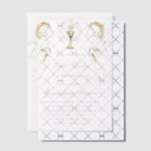 Invitations En Vélin adorer les anges Première communion sainte (Décalage (Invitation))