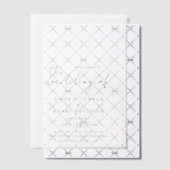 Invitations En Vélin Aimee Rustic Script Mariage moderne (Décalage (Invitation))