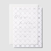 Invitations En Vélin Alyssa Calligraphie Typographie Mariage élégant (Décalage (Invitation))