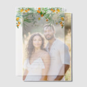 Invitations En Vélin Aquarelle L'automne fleurit Mariage de automne bot (Décalage (Couple))