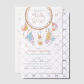 Invitations En Vélin Baby shower de Boho Tribal Dreamcatcher (Décalage (Invitation))