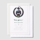 Invitations En Vélin Baby shower de charme Preppy classique (Compenser)