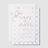 Invitations En Vélin Boho Terracotta Floral Mariage (Décalage (Invitation))