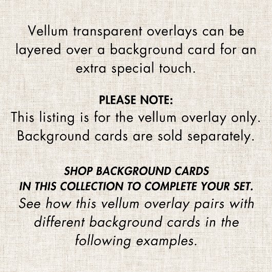 Invitations En Vélin Bordures Parties scintillant or Mariage Vellum