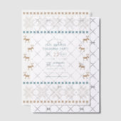 Invitations En Vélin Cacao Polaire Doux moche fête de Noël (Décalage (Invitation))