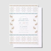 Invitations En Vélin Cacao Polaire Doux moche fête de Noël (Compenser)