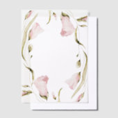 Invitations En Vélin Cadre Mariage Fleur sauvage Boho Spring (Compenser)