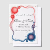Invitations En Vélin Cadre moderne (Compenser)