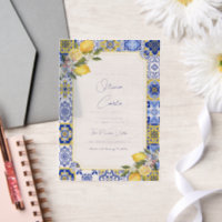 Carrelage méditerranéen italien et Mariage citron