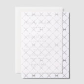 Invitations En Vélin Cassidy Mariage traditionnel élégant (Décalage (Invitation))