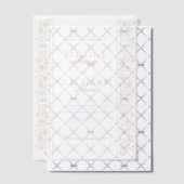 Invitations En Vélin Chic Formal Ecru Scrollwork Border Wedding (Décalage (Invitation))