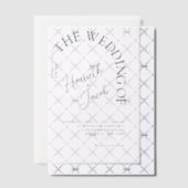 Invitations En Vélin Classique moderne l'Arc Le Mariage (Décalage (Invitation))