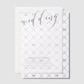 Invitations En Vélin Clear Space Rejoignez-nous Black Calligraphy Maria (Décalage (Invitation))