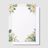 Invitations En Vélin Corners Roses irlandais (Compenser)