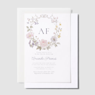 Invitations En Vélin Cottagecore Fête de Mariage Champêtre Romantique