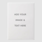 Invitations En Vélin Create Your Own white (Recto)