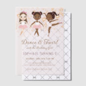Invitations En Vélin Danse et ballet Twirl Anniversaire (Décalage (Invitation))