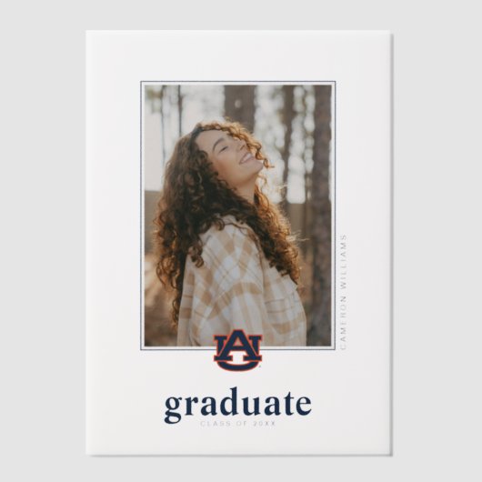 Invitations En Vélin Diplôme de l'Université d'Auburn | Auburn Tigers (Recto)