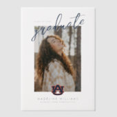 Invitations En Vélin Diplôme de l'Université d'Auburn | Auburn Tigers (Recto)