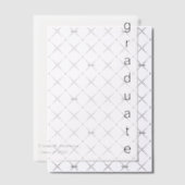 Invitations En Vélin Diplômé Nom de la Grad Classe de 2025 Graduation (Décalage (Invitation))