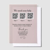 Invitations En Vélin Donation Collection conseil pot ajouter votre q r (Compenser)